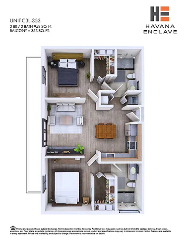 Floor plan C3L-353