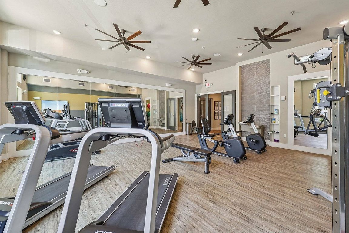 Achieve your wellness goals in our thoughtfully designed fitness center.