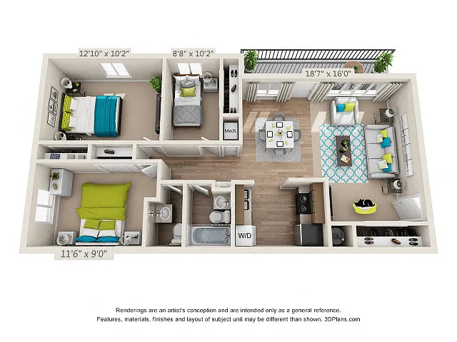 Floor plan The Laurel