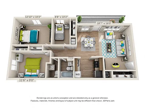 Floor plan The Laurel