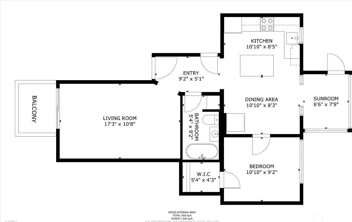 1 bed, 750 sqft, $2,600 — Photo 1