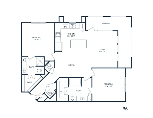 Floor plan B6