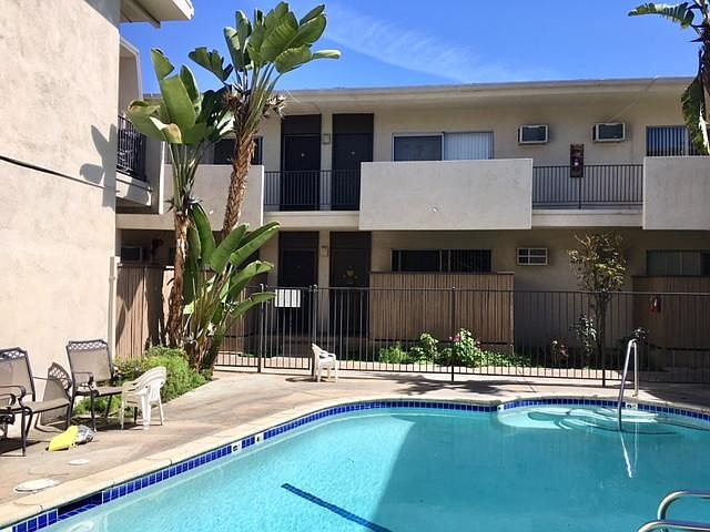 The pool is a great spot to cool off on a hot summer afterno