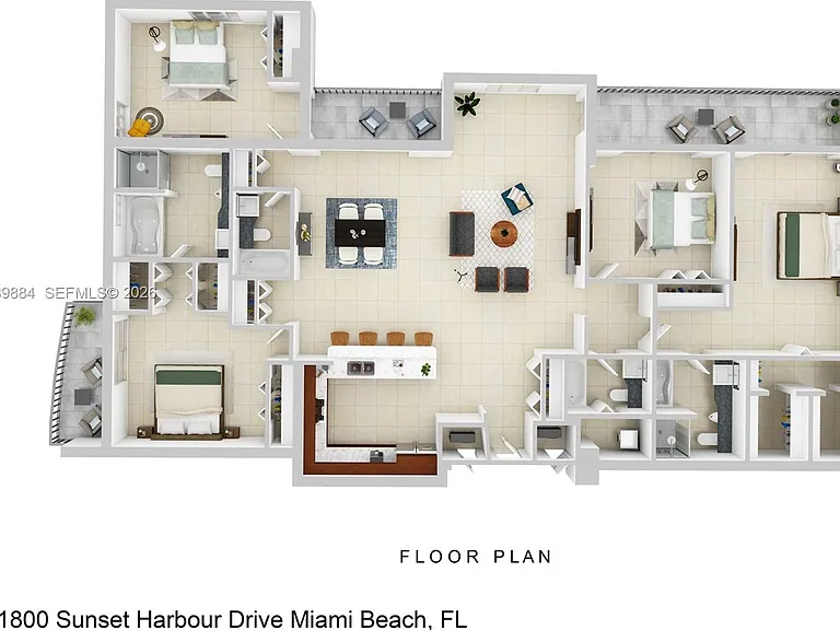 1800 Sunset Harbour Dr #1102/4 — Photo 5