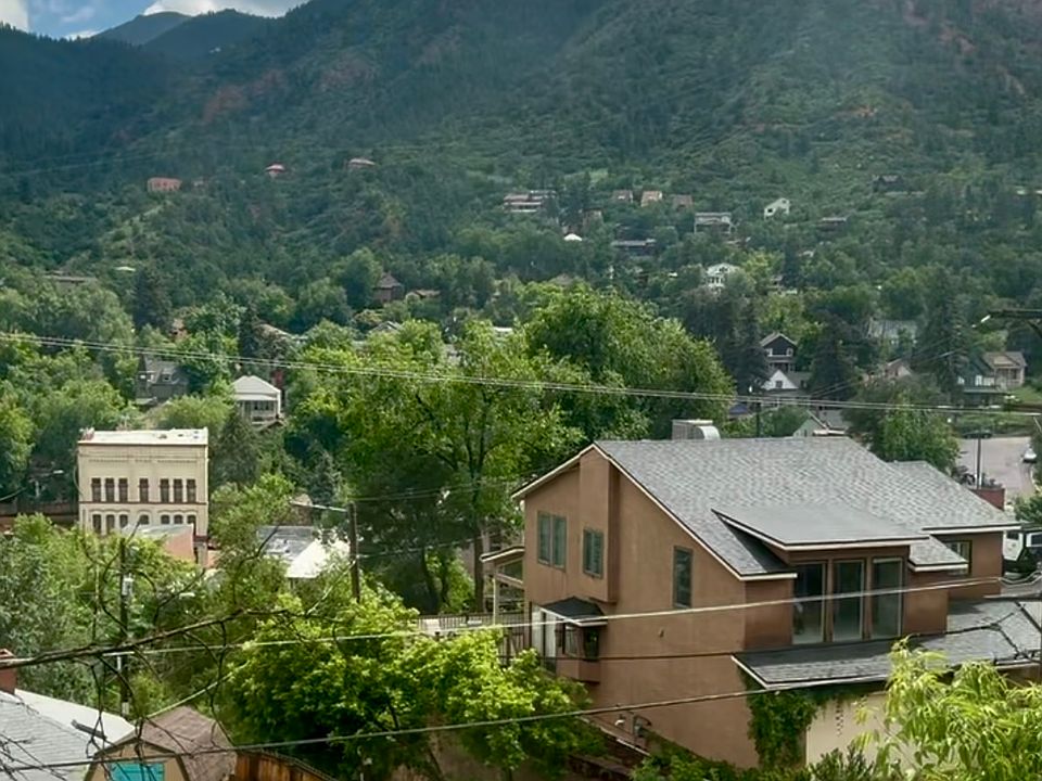 Lafayette road will lead you right down to the heart of Manitou. Such a beautiful view from this window.