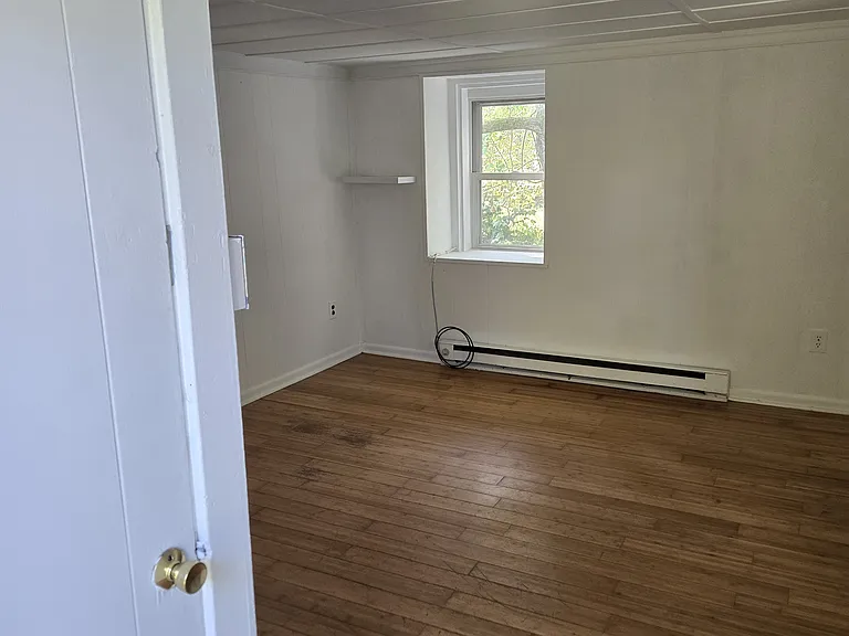 Entrance from front door into living room