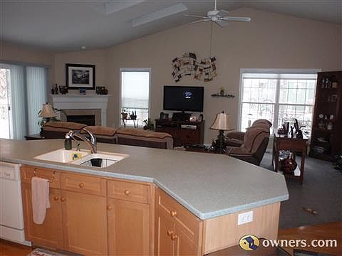 View of great rm from kitchen