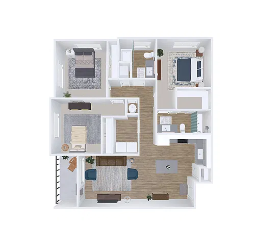 Floor plan 3x2 Aspen