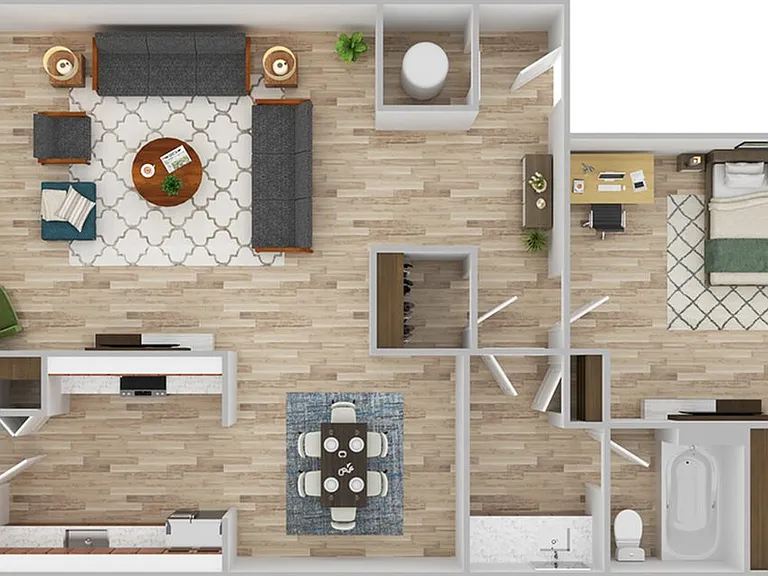 1 Bedroom | 1 Bath | 790 SF 1 Bedroom | 1 Bath | 790 SF