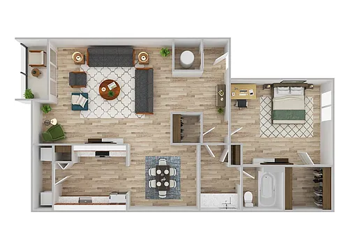Floor plan Red Bud