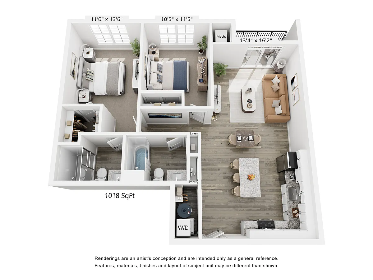 Floor plan The Mill 1