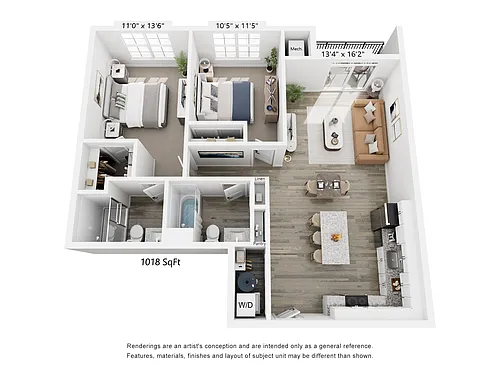Floor plan The Mill 1