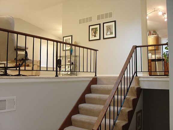 View of Upstairs from Front Door