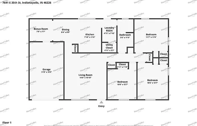 3 bed, 1.0 bath, 1181 sqft, $1,430 — Photo 2