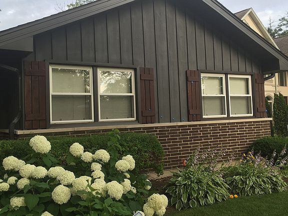 The front side of house.