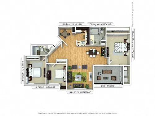 Floor plan The Caprino