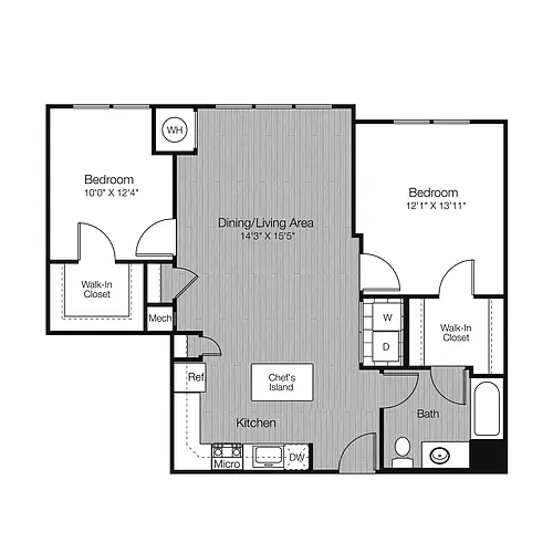 Floor plan 2A1