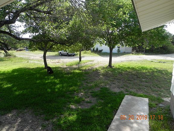 Side yard and driveway