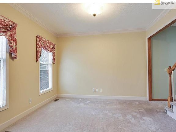 Formal Dining with custom window treatments