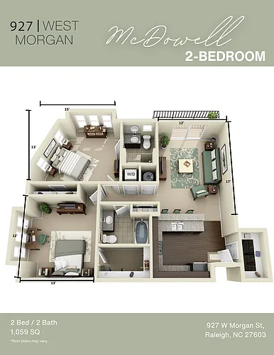Floor plan McDowell