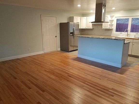 Center island with bar top