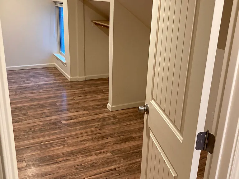 Bedroom 3 upstairs. Very large space with closet.