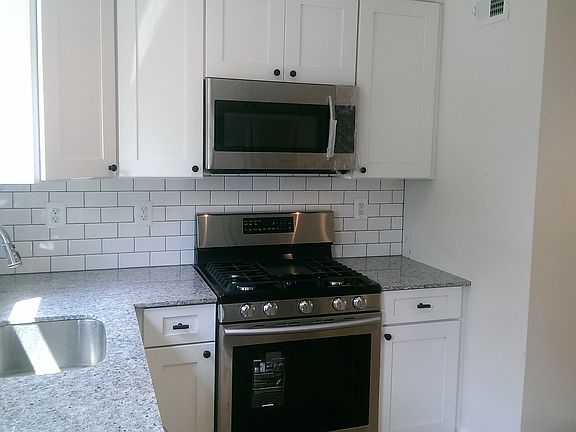 Kitchen with five burner stove