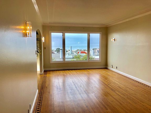 West-facing living room