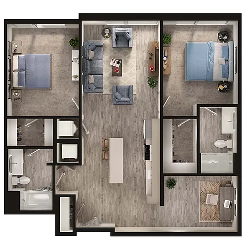 Floor plan B9D