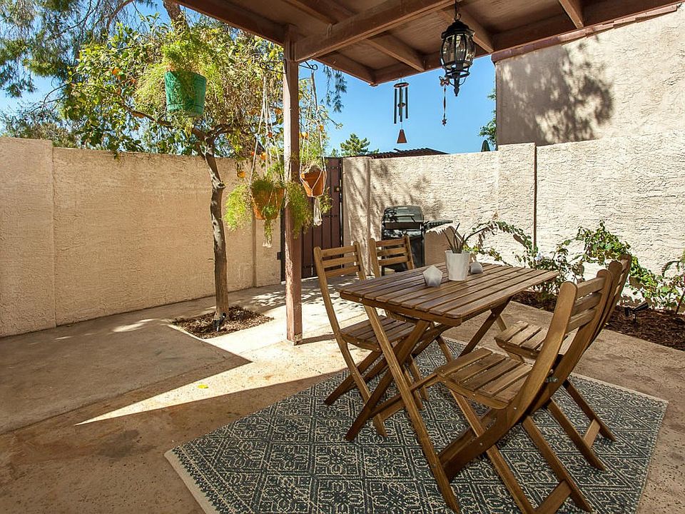 Private back patio