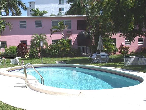 Heated Pool is in the center of the 4 building complex.