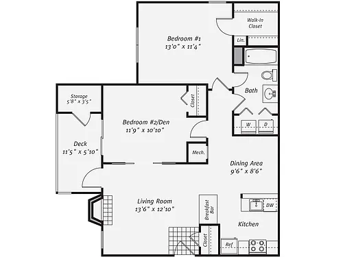 Floor plan A4D