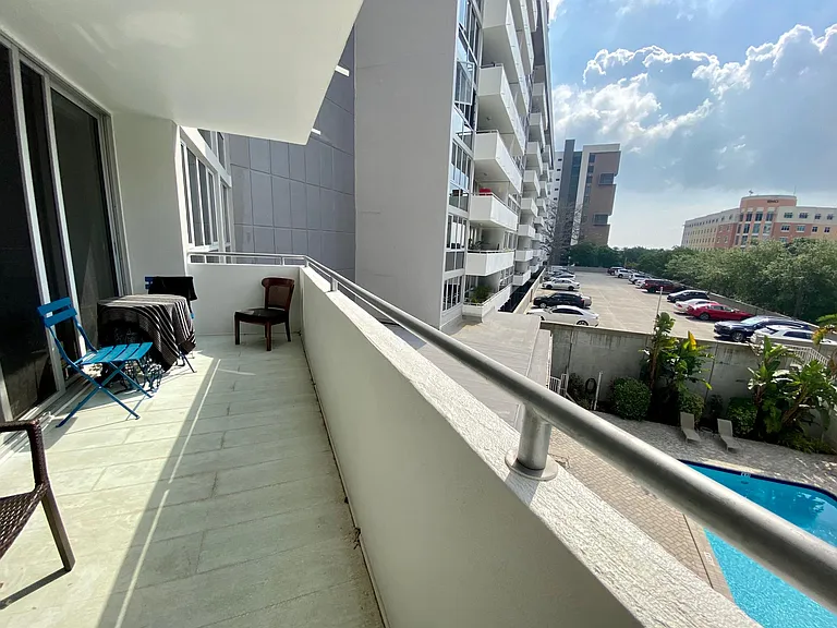 Large, private balcony