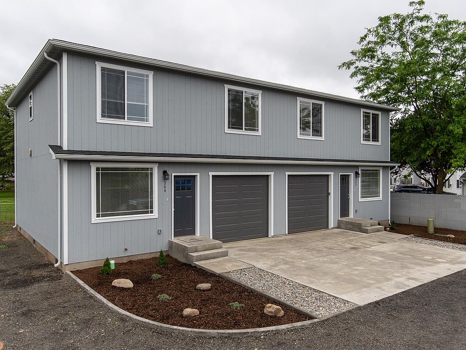 last duplex at the end of a private drive, now with a fenced back yard.