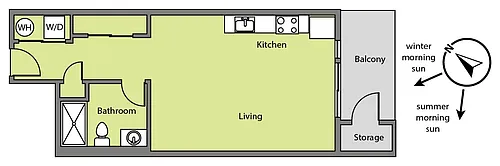 Floor plan 301 Short Line - Top Floor