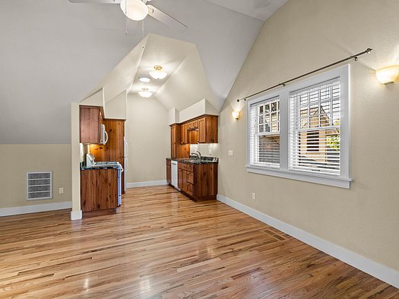 Kitchen and living area