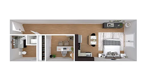 Floor plan Studio Type E