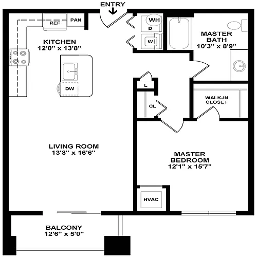 Floor plan Amherst
