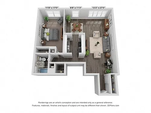 Floor plan The Adams