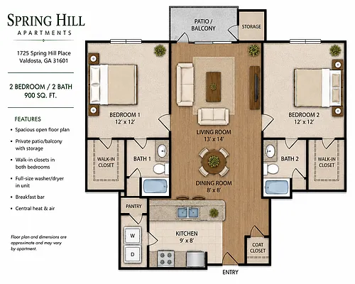 Floor plan Spring Hill