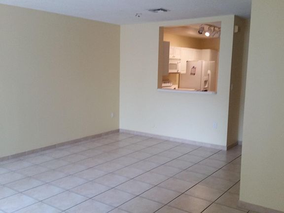 Dining room and living room