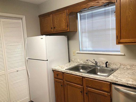 View of the kitchen area.