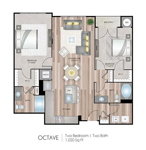 Floor plan Octave