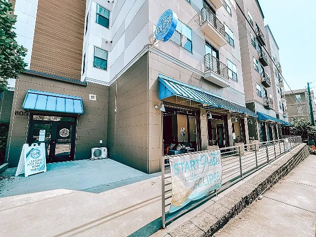 Enjoy view of downtown Athens from your balcony.