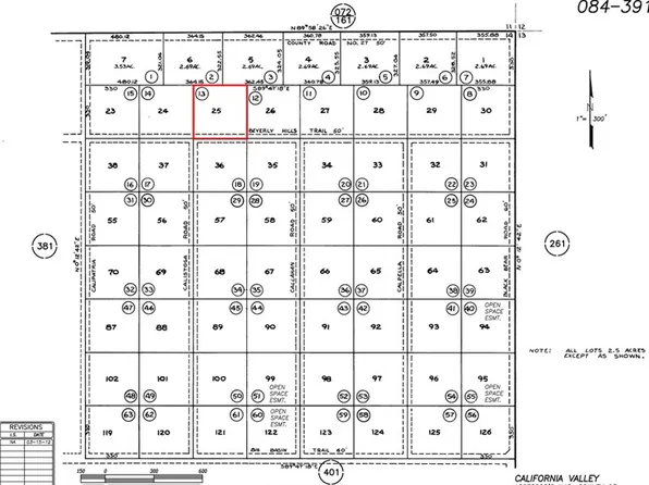 0 Beverly Hills Trl Lot 25, Santa Margarita, CA 93453