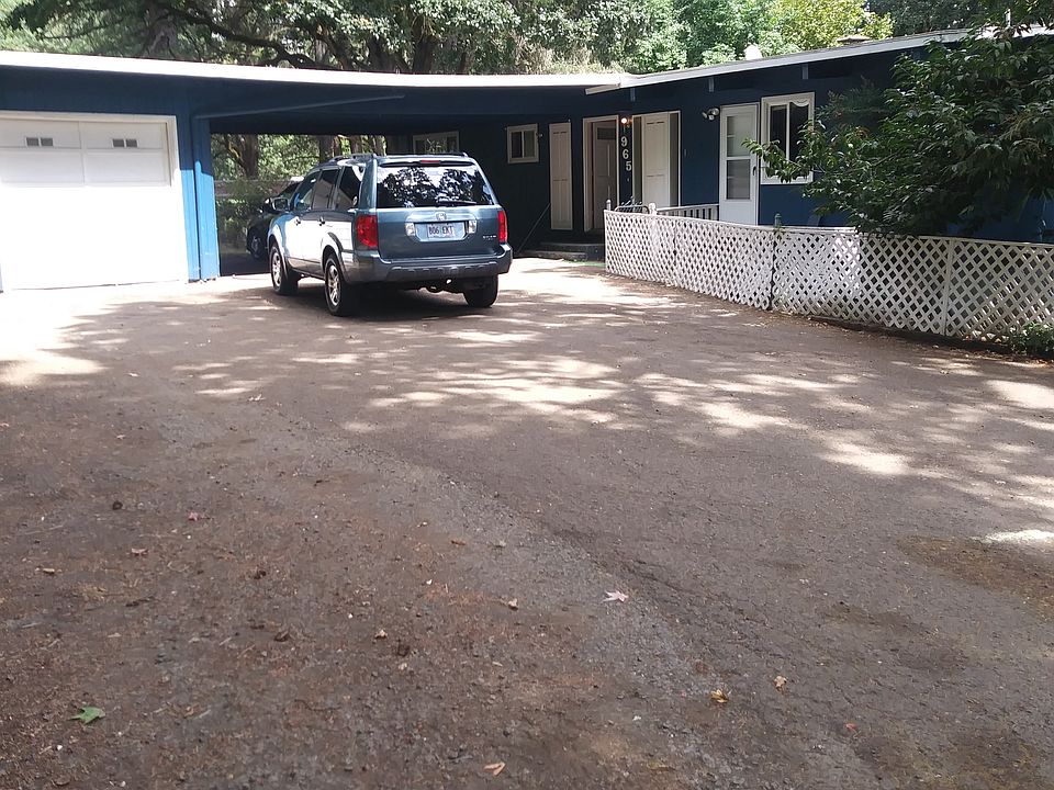 driveway, looking north