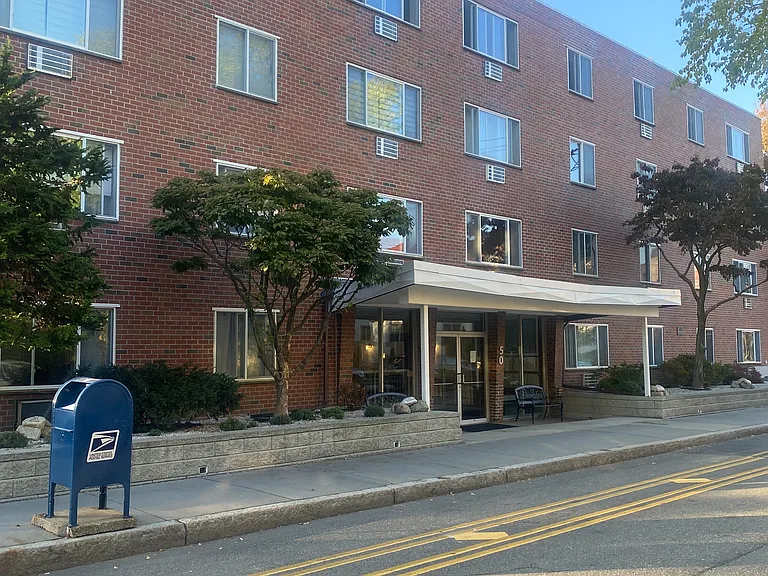 Outside of 50 Green St, Brookline