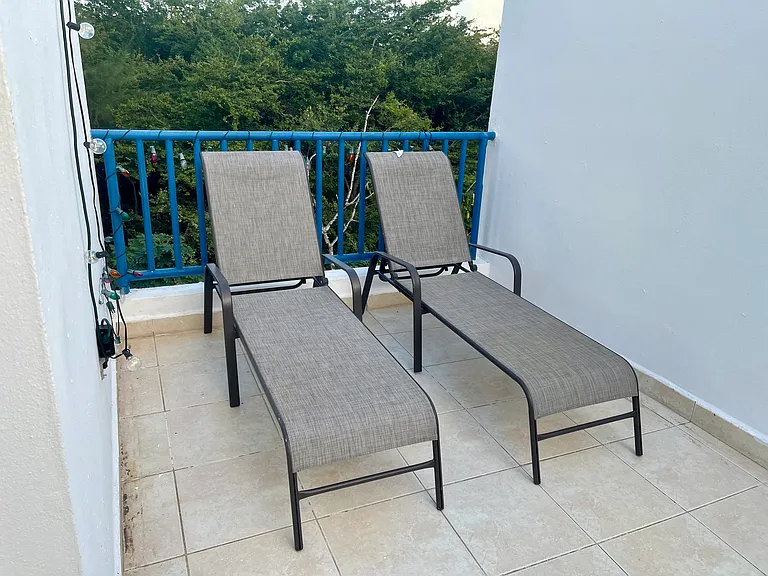 Private rooftop patio