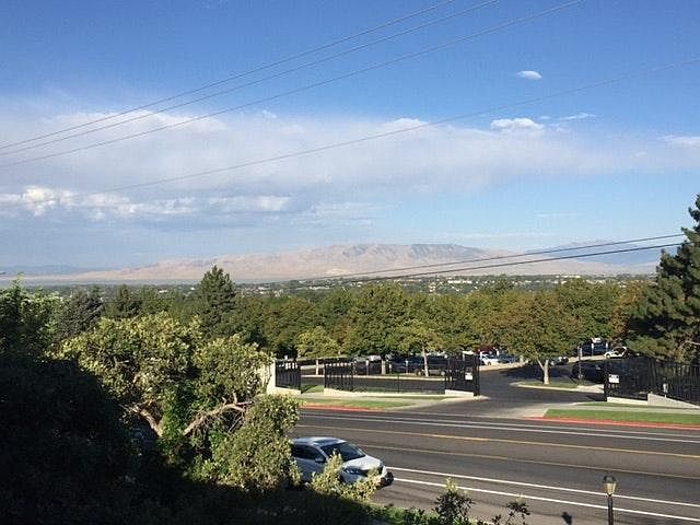 View to the west from the front patio