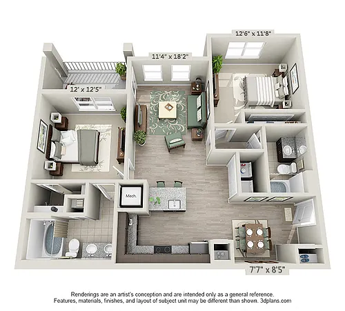 Floor plan The Grant